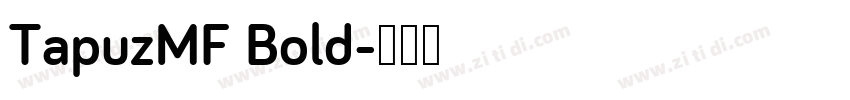 TapuzMF Bold字体转换